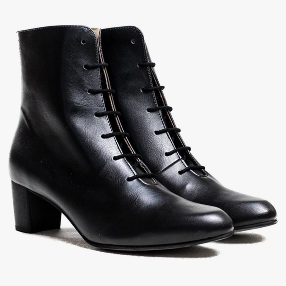 Bhava Studio Sylvia Lace-up Booties